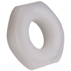RockSolid by Doc Johnson Cockring The Nut 25 mm Blanc